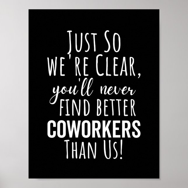 Póster Coworker Goodbye | Traslado de trabajadores | Sali (Frente)