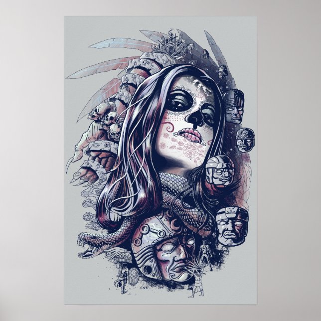 Póster Coyolxaugqui (Frente)