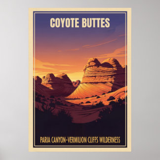 Póster Coyote Buttes V01