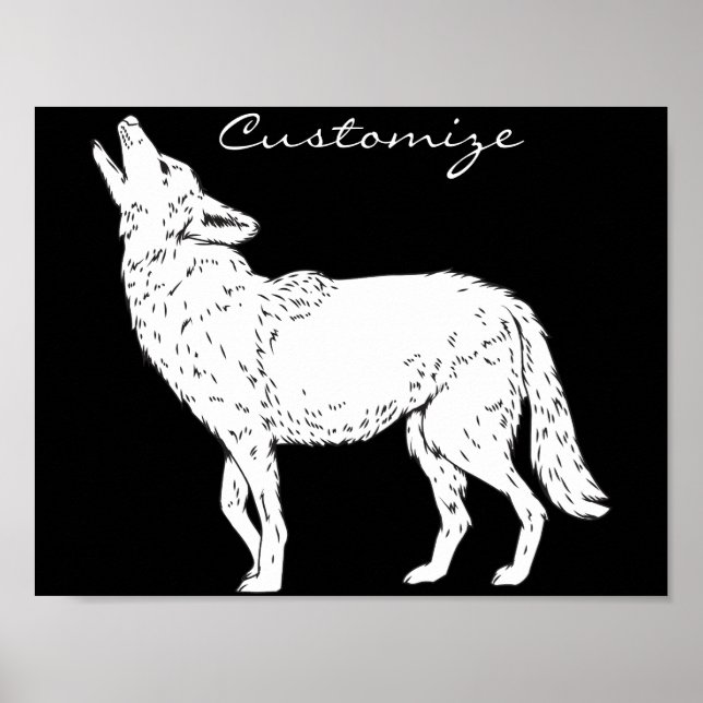 Póster Coyote Howling Thunder_Cove (Frente)