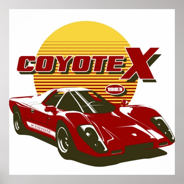 Póster Coyote X Hardcastle McCormick (Frente)