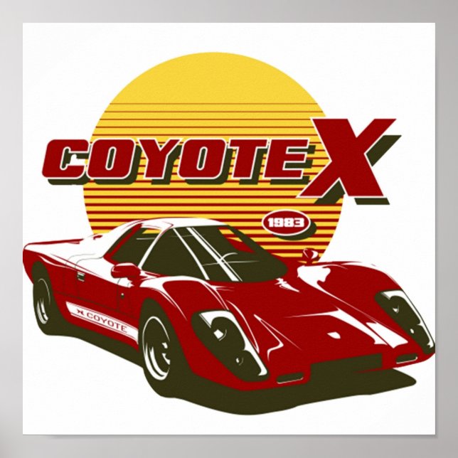 Póster Coyote X Hardcastle McCormick (Frente)