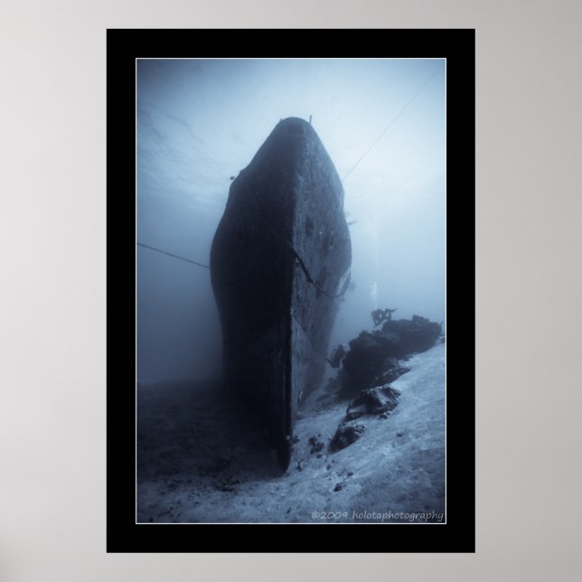 Póster Cozumel 2009-11 Shipwreck (Frente)