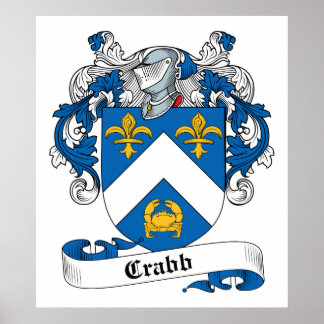 Póster Crabb Family Crest