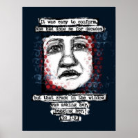 Crack In the Window Poster Wall Art