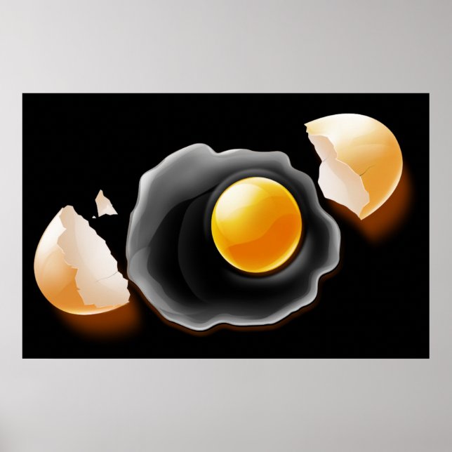Póster Cracked Egg (Frente)