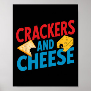 Póster Crackers Y Queso Coincidiendo Vintage Halloween Co