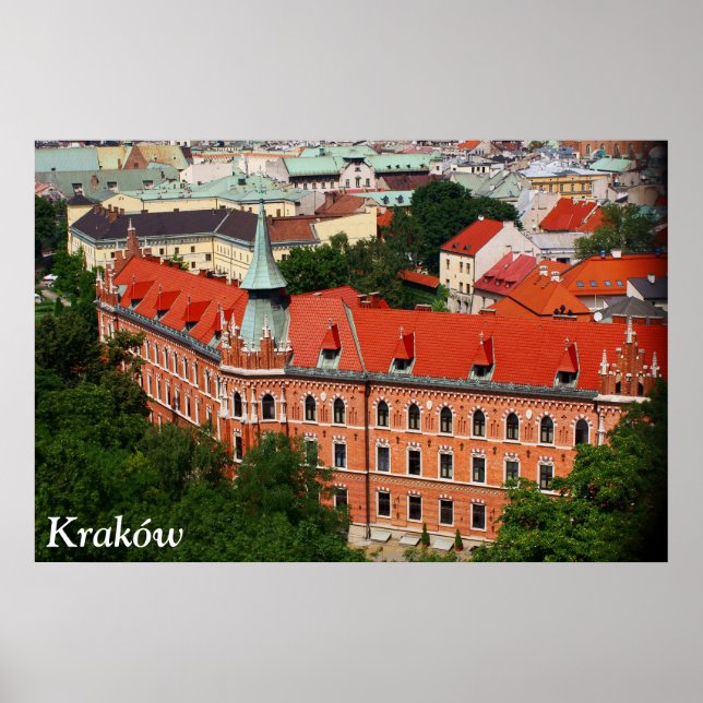 Póster Cracovia, Polonia (Frente)