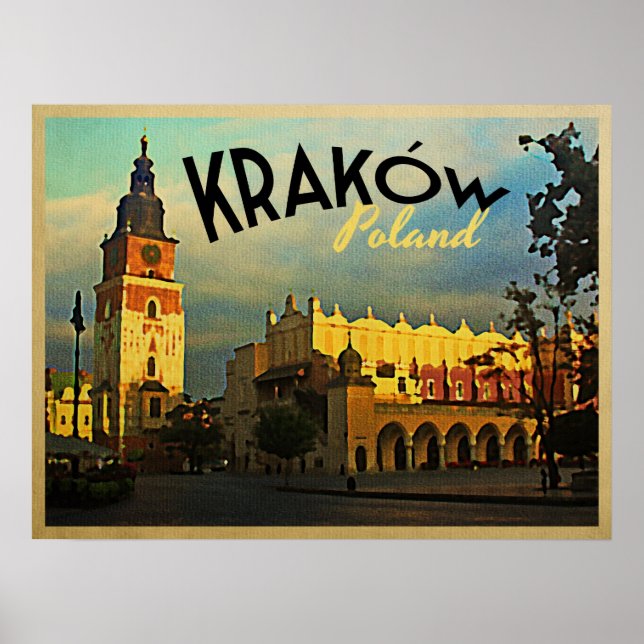 Póster Cracovia Polonia (Frente)