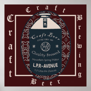 Póster Craft Beer Growler
