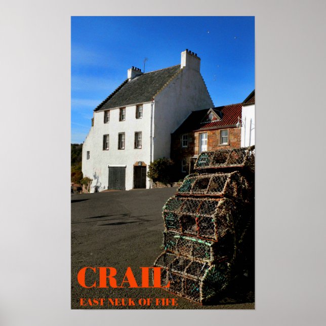 Póster crail, east neuk of fife (Frente)