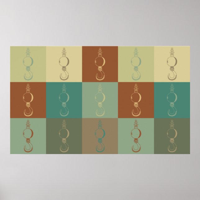 Póster Crane Pop Art (Frente)