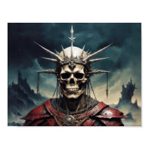 Cráneo coronado fantasma de los Muertos