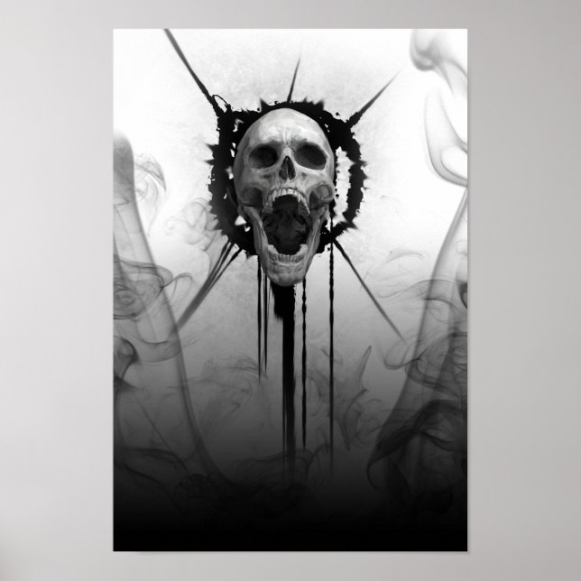 Póster Cráneo de gritos de Darkness_Poster (Frente)