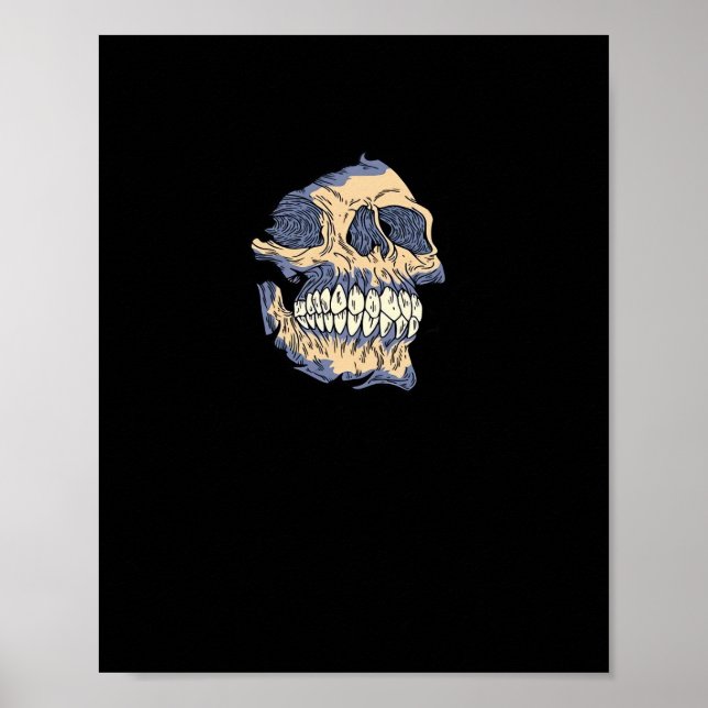 Póster Cráneo de Peekaboo (Frente)