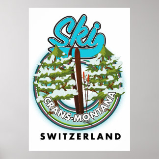 Póster Crans-Montana