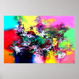 Póster Crashing Colors