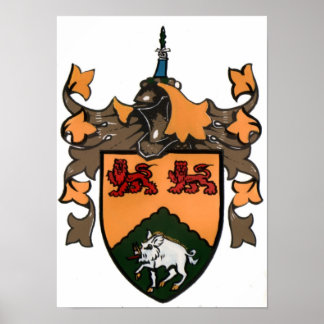 Póster Crast familiar de McDonough