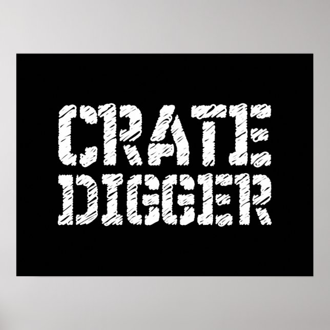 Póster Crate Digger (Frente)