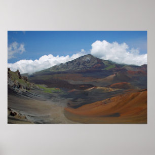 Póster Cráter de Haleakala, Maui, Hawaii