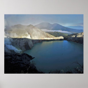 Póster Cráter de Ijen