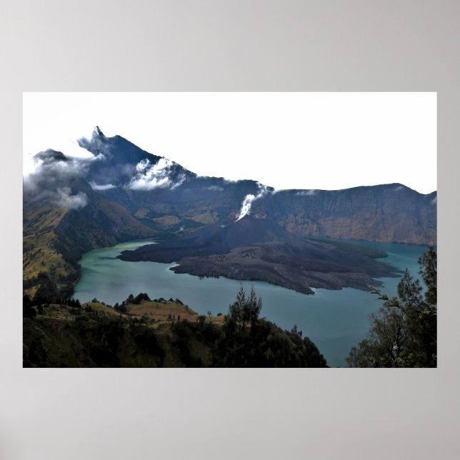 Póster Cráter de Rinjani (Frente)