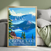Crater Lake National Park Scenic Landscape