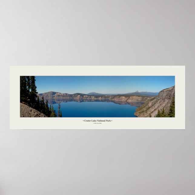 Póster Crater Lake Panorama (Frente)