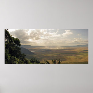 Póster Cráter Ngorongoro, Tanzania