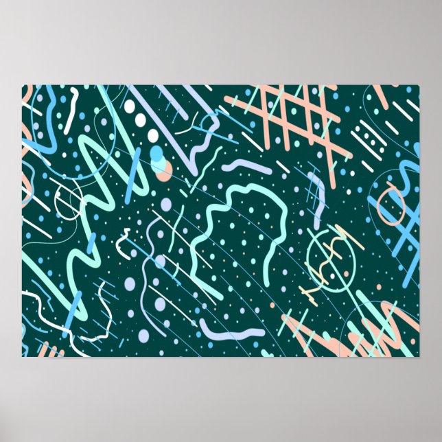 Póster Cráteres y Cometas (Frente)