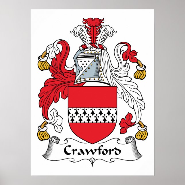 Póster Crawford Family Crest (Frente)