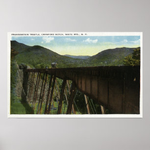 Póster Crawford Notch View of Frankenstein Trestle