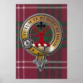 Póster Crawford Tartan & Badge