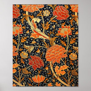Póster Cray, un patrón de William Morris,