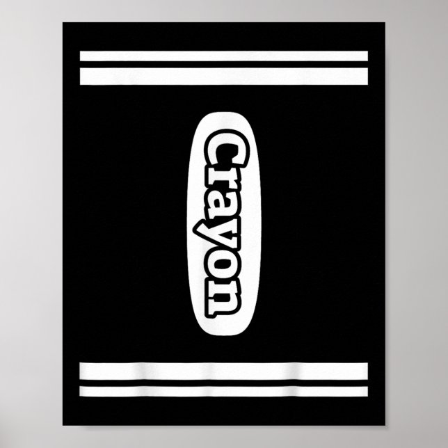 Póster Crayon Halloween (Frente)