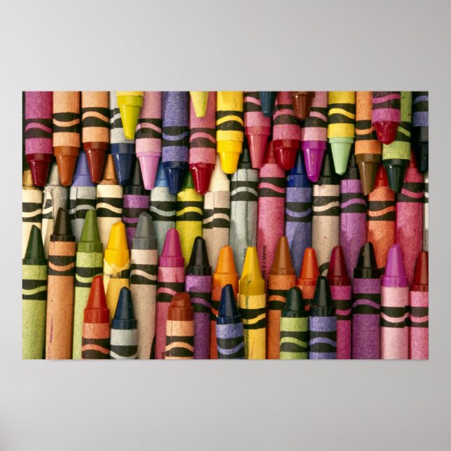 Póster Crayones coloridos (Frente)