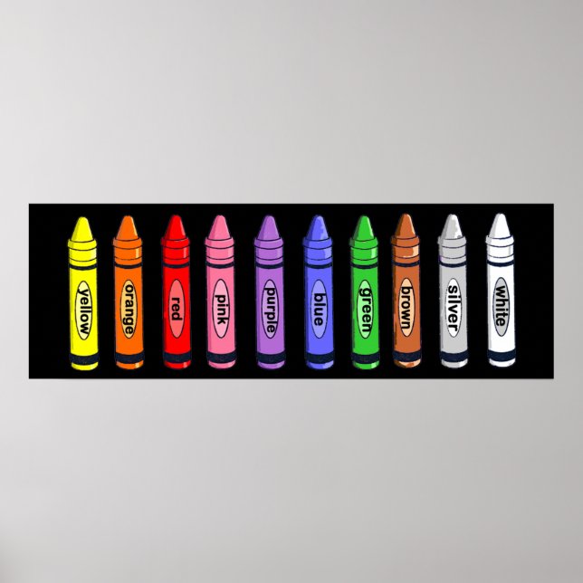 Póster Crayons Poster (Frente)