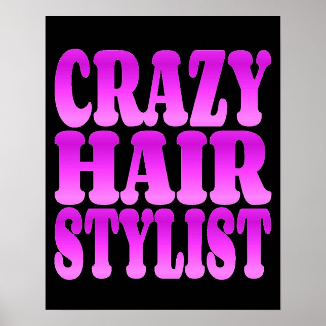 Póster Crazy Hair Stylist (Frente)