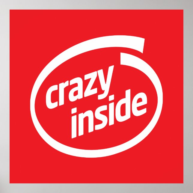 Póster Crazy inside (Frente)