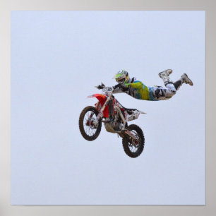 Póster Crazy Motocross
