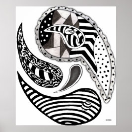 Póster Crazy Paisleys