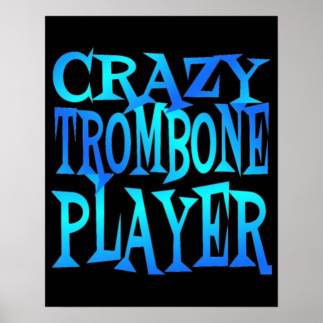 Póster Crazy Trombone Player (Frente)