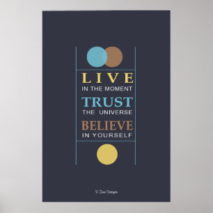 Póster Crea el poster espiritual inspirador de la cita