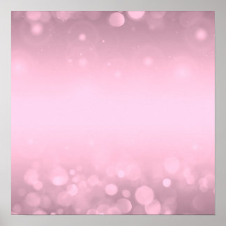 Póster Crea el tuyo propio! Fondo bokeh - Rosa