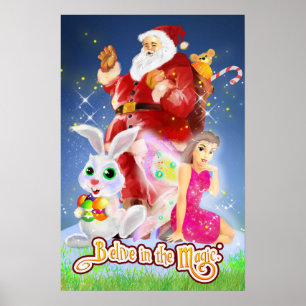 Póster Crea en el poster del mismo tamaño mágico