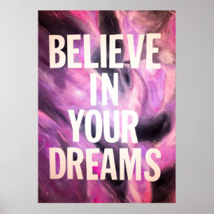 Póster Crea en su poster de los sueños