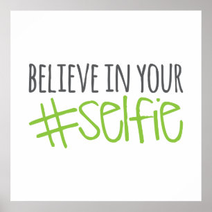 Póster Crea en su Selfie
