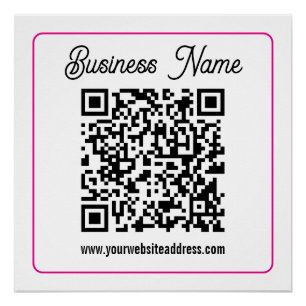 Póster Crea instantáneamente un código QR escaneable para