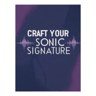 Póster Crea tu firma sónica opción 2