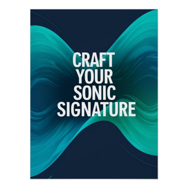 Póster Crea tu firma sónica opción 3 (Anverso)